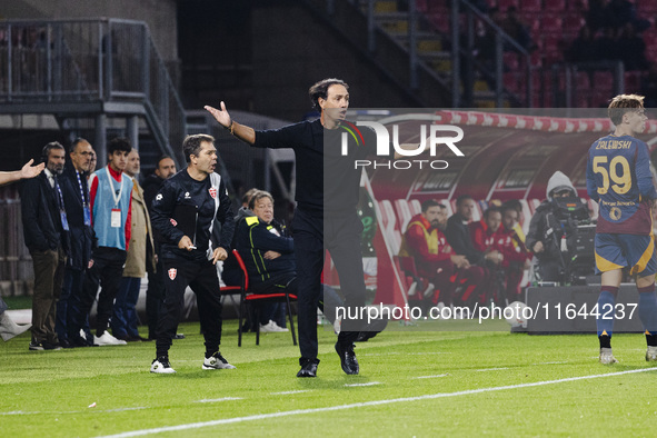 Alessandro Nesta participates in the Serie A match between AC Monza and AS Roma at U-Power Stadium in Monza, Italy, on October 6, 2024. 