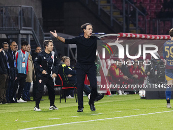 Alessandro Nesta participates in the Serie A match between AC Monza and AS Roma at U-Power Stadium in Monza, Italy, on October 6, 2024. (