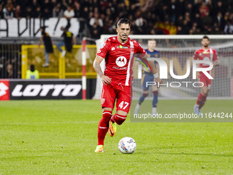 Dany Mota plays during the Serie A match between AC Monza and AS Roma at U-Power Stadium in Monza, Italy, on October 6, 2024. (