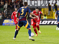 Dany Mota plays during the Serie A match between AC Monza and AS Roma at U-Power Stadium in Monza, Italy, on October 6, 2024. (