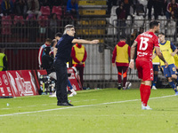 Ivan Juric participates in the Serie A match between AC Monza and AS Roma in Monza, Italy, on October 6, 2024, at U-Power Stadium. (