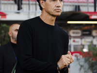 Alessandro Nesta participates in the Serie A match between AC Monza and AS Roma at U-Power Stadium in Monza, Italy, on October 6, 2024. (