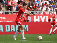 Ladislav Krejci plays during the match between Girona FC and Athletic Club, corresponding to week 9 of LaLiga EA Sport, at the Montilivi Sta...