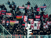 Supporters of AC Milan during the Serie A Enilive match between ACF Fiorentina and AC Milan at Stadio Artemio Franchi on October 06, 2024 in...