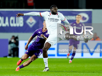 Youssouf Fofana of AC Milan during the Serie A Enilive match between ACF Fiorentina and AC Milan at Stadio Artemio Franchi on October 06, 20...