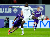 Youssouf Fofana of AC Milan during the Serie A Enilive match between ACF Fiorentina and AC Milan at Stadio Artemio Franchi on October 06, 20...