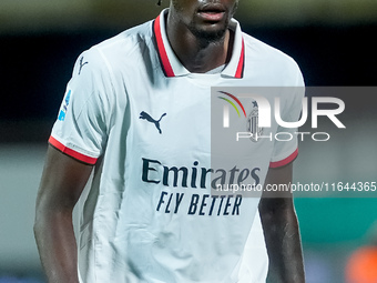 Tammy Abraham of AC Milan looks on during the Serie A Enilive match between ACF Fiorentina and AC Milan at Stadio Artemio Franchi on October...