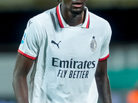 Tammy Abraham of AC Milan looks on during the Serie A Enilive match between ACF Fiorentina and AC Milan at Stadio Artemio Franchi on October...