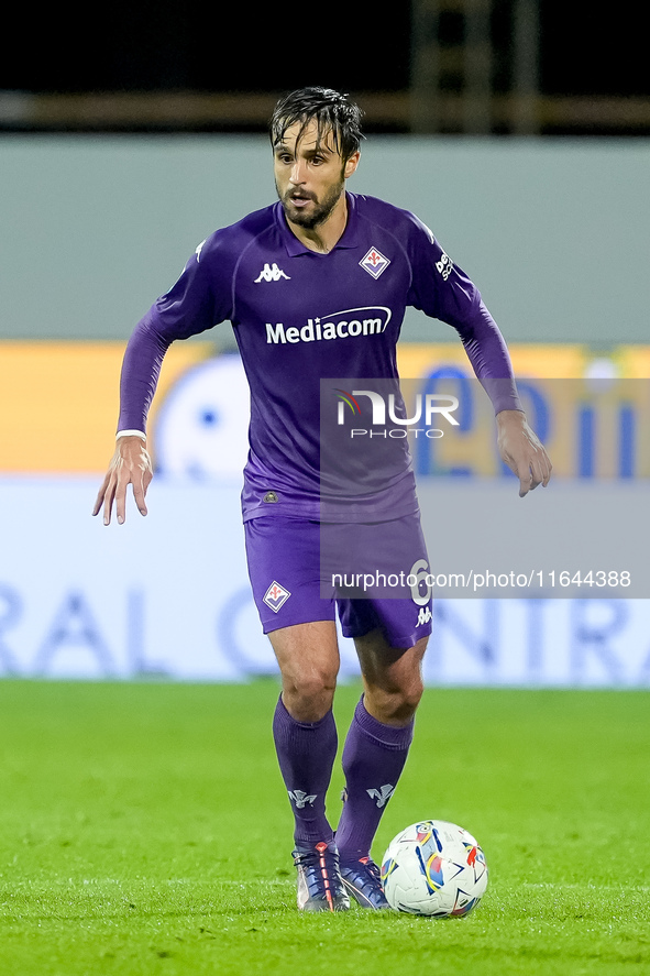 Luca Ranieri of ACF Fiorentina during the Serie A Enilive match between ACF Fiorentina and AC Milan at Stadio Artemio Franchi on October 06,...