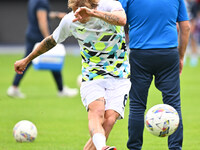 Nicolo Rovella of S.S. Lazio participates in the 7th day of the Serie A Championship between S.S. Lazio and Empoli F.C. at the Olympic Stadi...