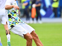 Gustav Isaksen of S.S. Lazio participates in the 7th day of the Serie A Championship between S.S. Lazio and Empoli F.C. at the Olympic Stadi...