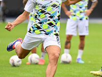 Matteo Guendouzi of S.S. Lazio participates in the 7th day of the Serie A Championship between S.S. Lazio and Empoli F.C. at the Olympic Sta...