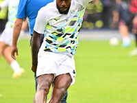 Nuno Tavares of S.S. Lazio participates in the 7th day of the Serie A Championship between S.S. Lazio and Empoli F.C. at the Olympic Stadium...