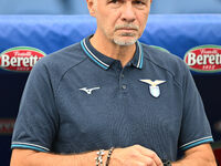 Marco Baroni coaches S.S. Lazio during the 7th day of the Serie A Championship between S.S. Lazio and Empoli F.C. at the Olympic Stadium in...