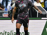 Giuseppe Pezzella of Empoli F.C. is in action during the 7th day of the Serie A Championship between S.S. Lazio and Empoli F.C. at the Olymp...