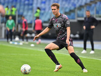 Ola Solbakken of Empoli F.C. is in action during the 7th day of the Serie A Championship between S.S. Lazio and Empoli F.C. at the Olympic S...