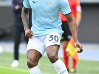 Nuno Tavares of S.S. Lazio is in action during the 7th day of the Serie A Championship between S.S. Lazio and Empoli F.C. at the Olympic Sta...