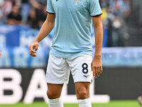 Matteo Guendouzi of S.S. Lazio is in action during the 7th day of the Serie A Championship between S.S. Lazio and Empoli F.C. at the Olympic...