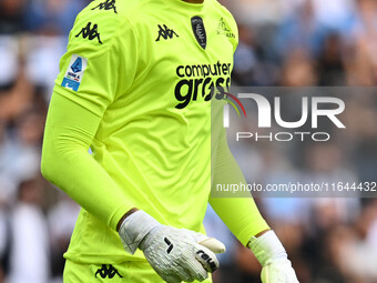 Devis Vasquez of Empoli F.C. participates in the 7th day of the Serie A Championship between S.S. Lazio and Empoli F.C. at the Olympic Stadi...