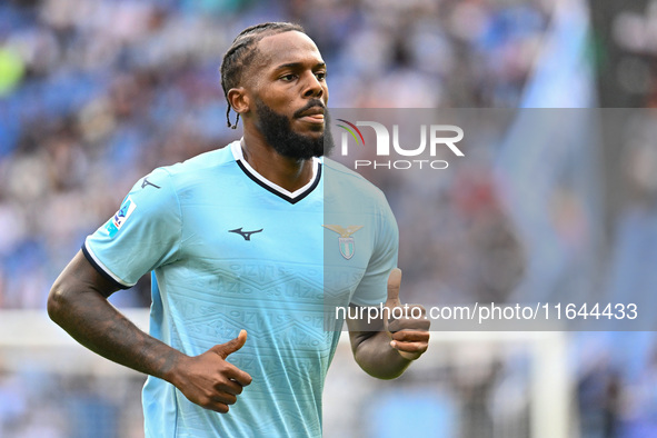 Nuno Tavares of S.S. Lazio participates in the 7th day of the Serie A Championship between S.S. Lazio and Empoli F.C. at the Olympic Stadium...