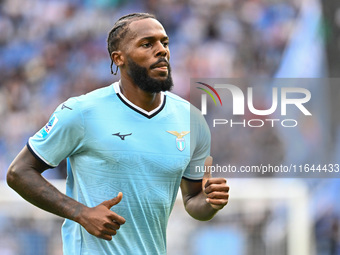 Nuno Tavares of S.S. Lazio participates in the 7th day of the Serie A Championship between S.S. Lazio and Empoli F.C. at the Olympic Stadium...