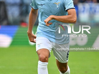 Matteo Guendouzi of S.S. Lazio is in action during the 7th day of the Serie A Championship between S.S. Lazio and Empoli F.C. at the Olympic...