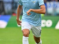 Matteo Guendouzi of S.S. Lazio is in action during the 7th day of the Serie A Championship between S.S. Lazio and Empoli F.C. at the Olympic...