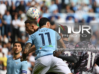 Valentin Castellanos of S.S. Lazio is in action during the 7th day of the Serie A Championship between S.S. Lazio and Empoli F.C. at the Oly...