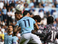 Valentin Castellanos of S.S. Lazio is in action during the 7th day of the Serie A Championship between S.S. Lazio and Empoli F.C. at the Oly...