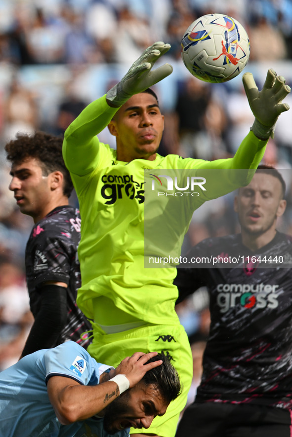 Devis Vasquez of Empoli F.C. is in action during the 7th day of the Serie A Championship between S.S. Lazio and Empoli F.C. at the Olympic S...