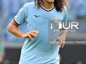 Matteo Guendouzi of S.S. Lazio participates in the 7th day of the Serie A Championship between S.S. Lazio and Empoli F.C. at the Olympic Sta...