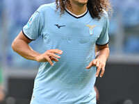 Matteo Guendouzi of S.S. Lazio participates in the 7th day of the Serie A Championship between S.S. Lazio and Empoli F.C. at the Olympic Sta...