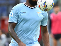 Nuno Tavares of S.S. Lazio is in action during the 7th day of the Serie A Championship between S.S. Lazio and Empoli F.C. at the Olympic Sta...