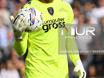 Devis Vasquez of Empoli F.C. participates in the 7th day of the Serie A Championship between S.S. Lazio and Empoli F.C. at the Olympic Stadi...