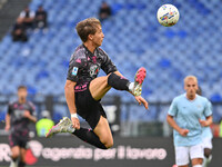 Jacopo Fazzini of Empoli F.C. is in action during the 7th day of the Serie A Championship between S.S. Lazio and Empoli F.C. at the Olympic...