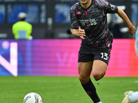 Liberato Cacace of Empoli F.C. is in action during the 7th day of the Serie A Championship between S.S. Lazio and Empoli F.C. at the Olympic...