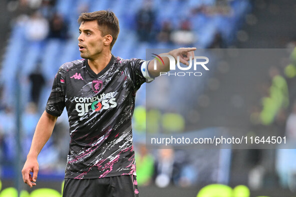 Alberto Grassi of Empoli F.C. participates in the 7th day of the Serie A Championship between S.S. Lazio and Empoli F.C. at the Olympic Stad...