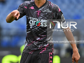 Alberto Grassi of Empoli F.C. participates in the 7th day of the Serie A Championship between S.S. Lazio and Empoli F.C. at the Olympic Stad...