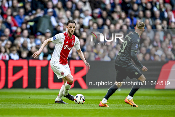 AFC Ajax Amsterdam midfielder Branco van den Boomen plays during the match between Ajax and Groningen at the Johan Cruijff ArenA for the Dut...