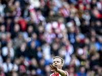 AFC Ajax Amsterdam midfielder Davy Klaassen plays during the match between Ajax and Groningen at the Johan Cruijff ArenA for the Dutch Eredi...