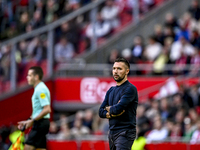 AFC Ajax Amsterdam trainer Francesco Fariolo is present during the match between Ajax and Groningen at the Johan Cruijff ArenA for the Dutch...