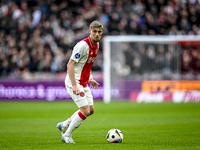 AFC Ajax Amsterdam midfielder Kenneth Taylor plays during the match between Ajax and Groningen at the Johan Cruijff ArenA for the Dutch Ered...