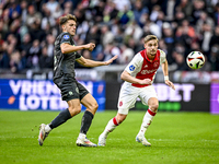 AFC Ajax Amsterdam midfielder Kenneth Taylor plays during the match between Ajax and Groningen at the Johan Cruijff ArenA for the Dutch Ered...