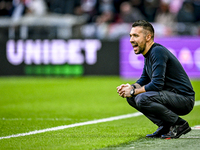 AFC Ajax Amsterdam trainer Francesco Fariolo is present during the match between Ajax and Groningen at the Johan Cruijff ArenA for the Dutch...