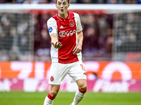 AFC Ajax Amsterdam defender Youri Baas plays during the match between Ajax and Groningen at the Johan Cruijff ArenA for the Dutch Eredivisie...