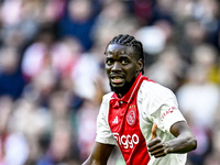 AFC Ajax Amsterdam forward Bertrand Traore plays during the match between Ajax and Groningen at the Johan Cruijff ArenA for the Dutch Erediv...