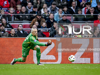 AFC Ajax Amsterdam goalkeeper Remko Pasveer plays during the match between Ajax and Groningen at the Johan Cruijff ArenA for the Dutch Eredi...