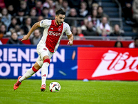 AFC Ajax Amsterdam defender Josip Sutalo plays during the match between Ajax and Groningen at the Johan Cruijff ArenA for the Dutch Eredivis...