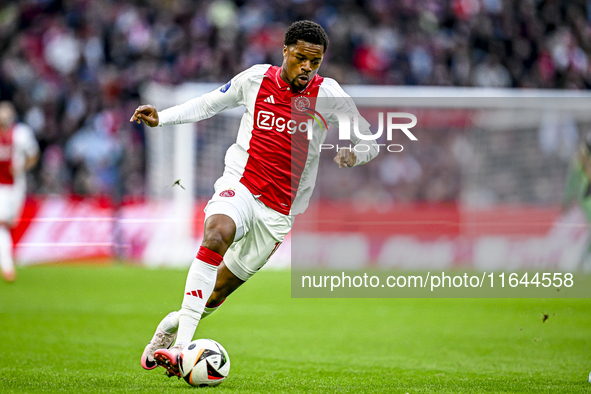 AFC Ajax Amsterdam forward Chuba Akpom plays during the match between Ajax and Groningen at the Johan Cruijff ArenA for the Dutch Eredivisie...