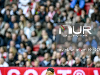 FC Groningen goalkeeper Etienne Vaessen participates in the match between Ajax and Groningen at the Johan Cruijff ArenA for the Dutch Erediv...